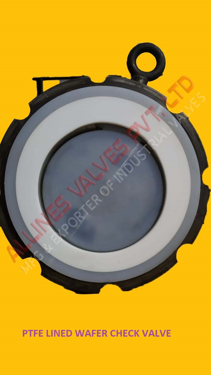 PTFE LINED Y-GLOBE VALVE